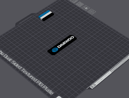 Keychain: Daewoo I 3d model