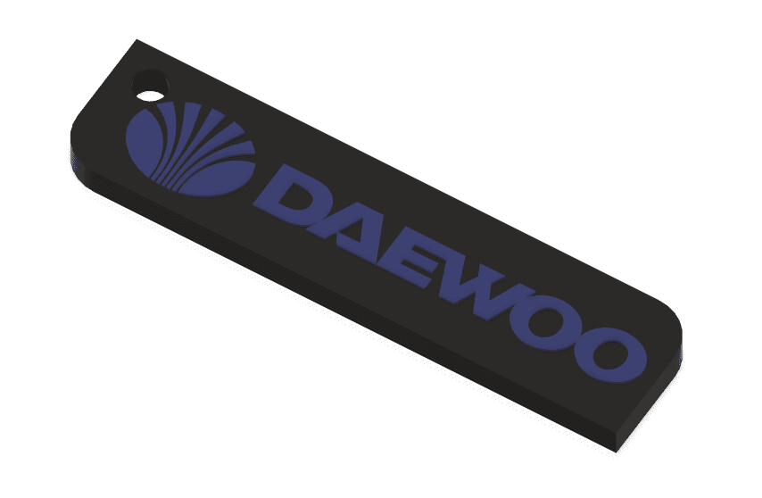 Keychain: Daewoo I 3d model