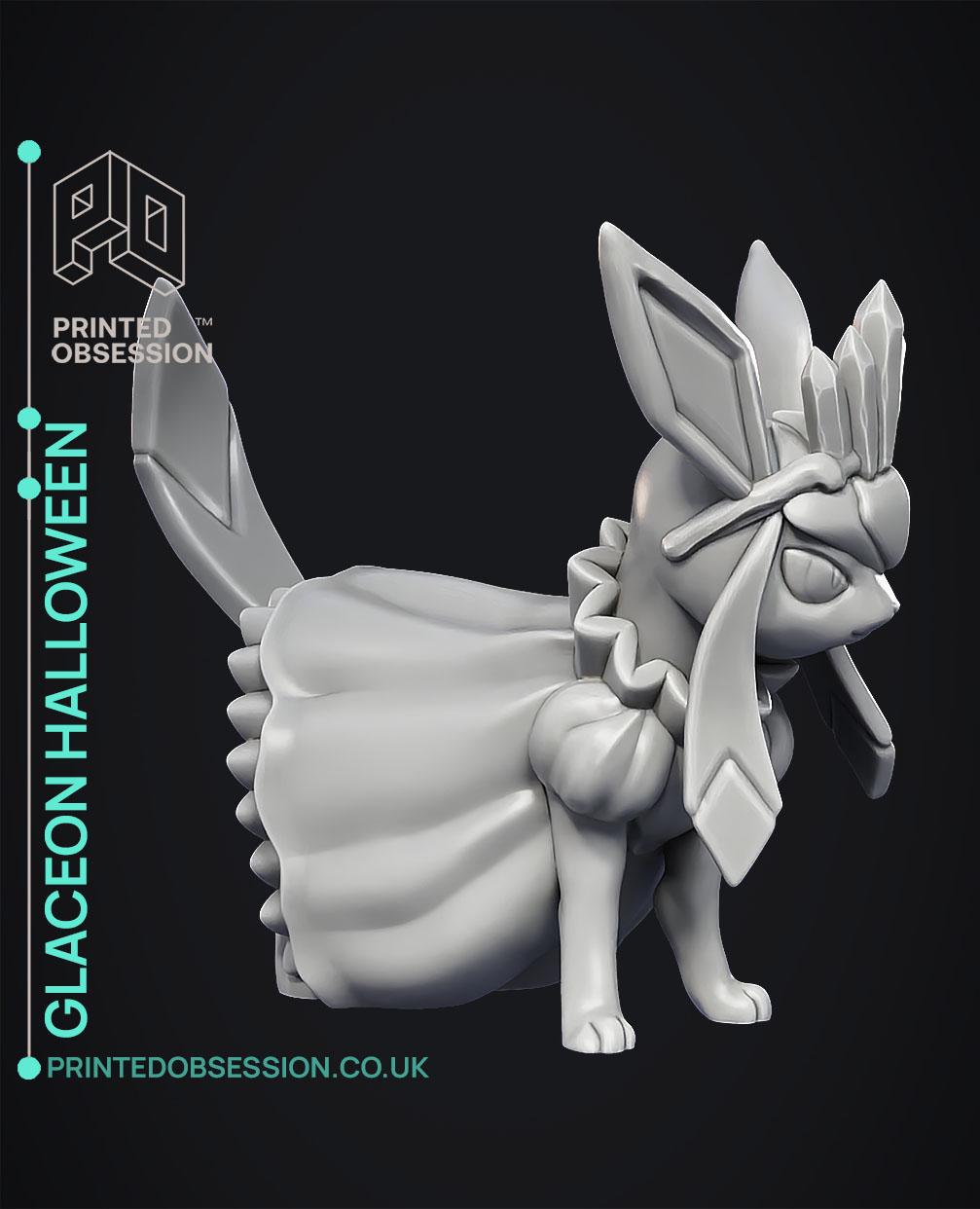 Glaceon halloween - Pokemon - Fan Art - 3D model by printedobsession on ...