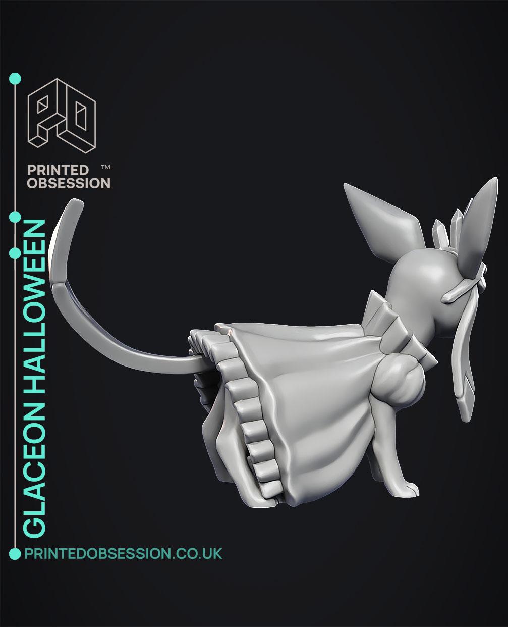 Glaceon halloween - Pokemon - Fan Art - 3D model by printedobsession on ...