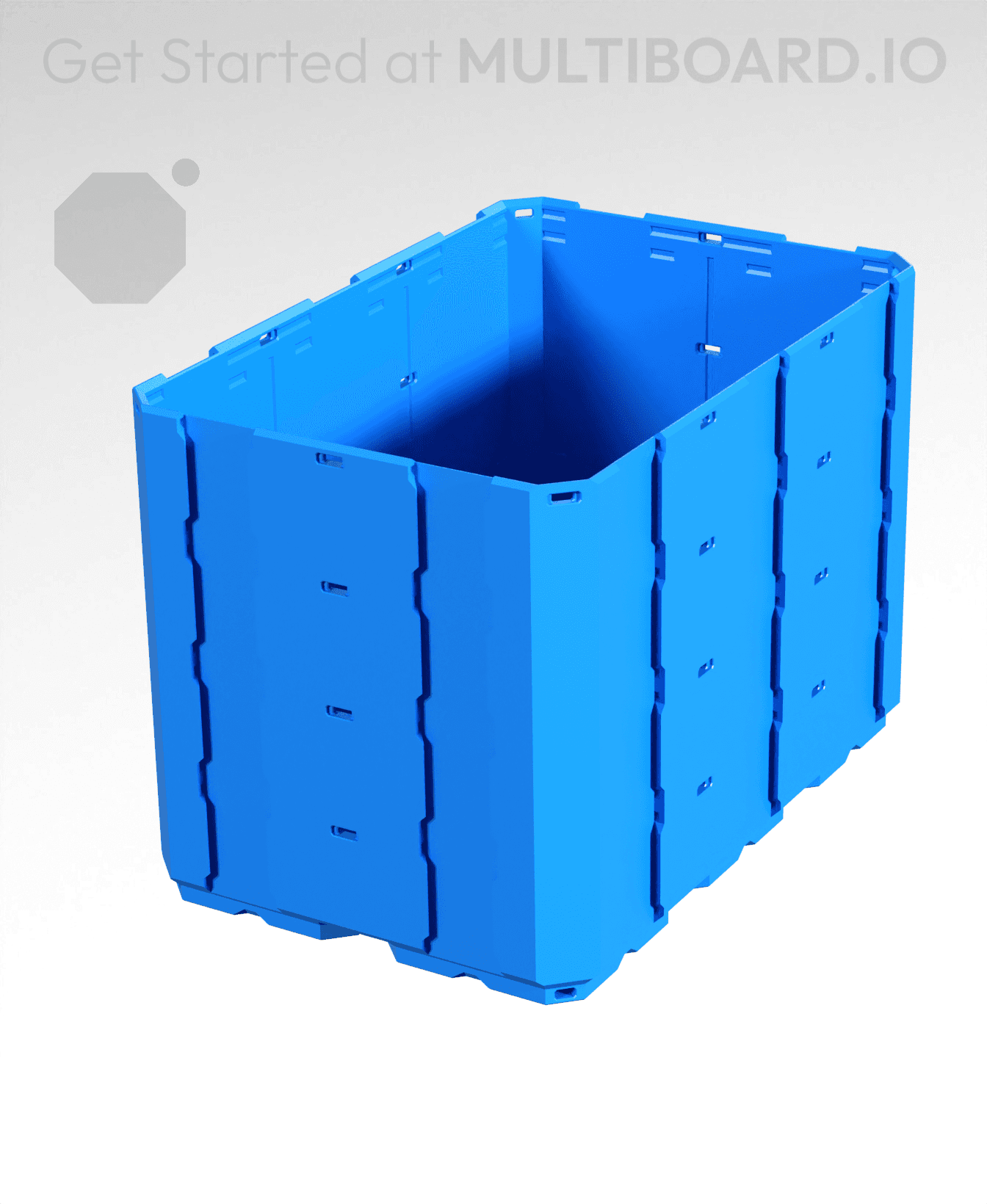 2x3x2 - Full Multipoint Rail - Multibin Shell 3d model