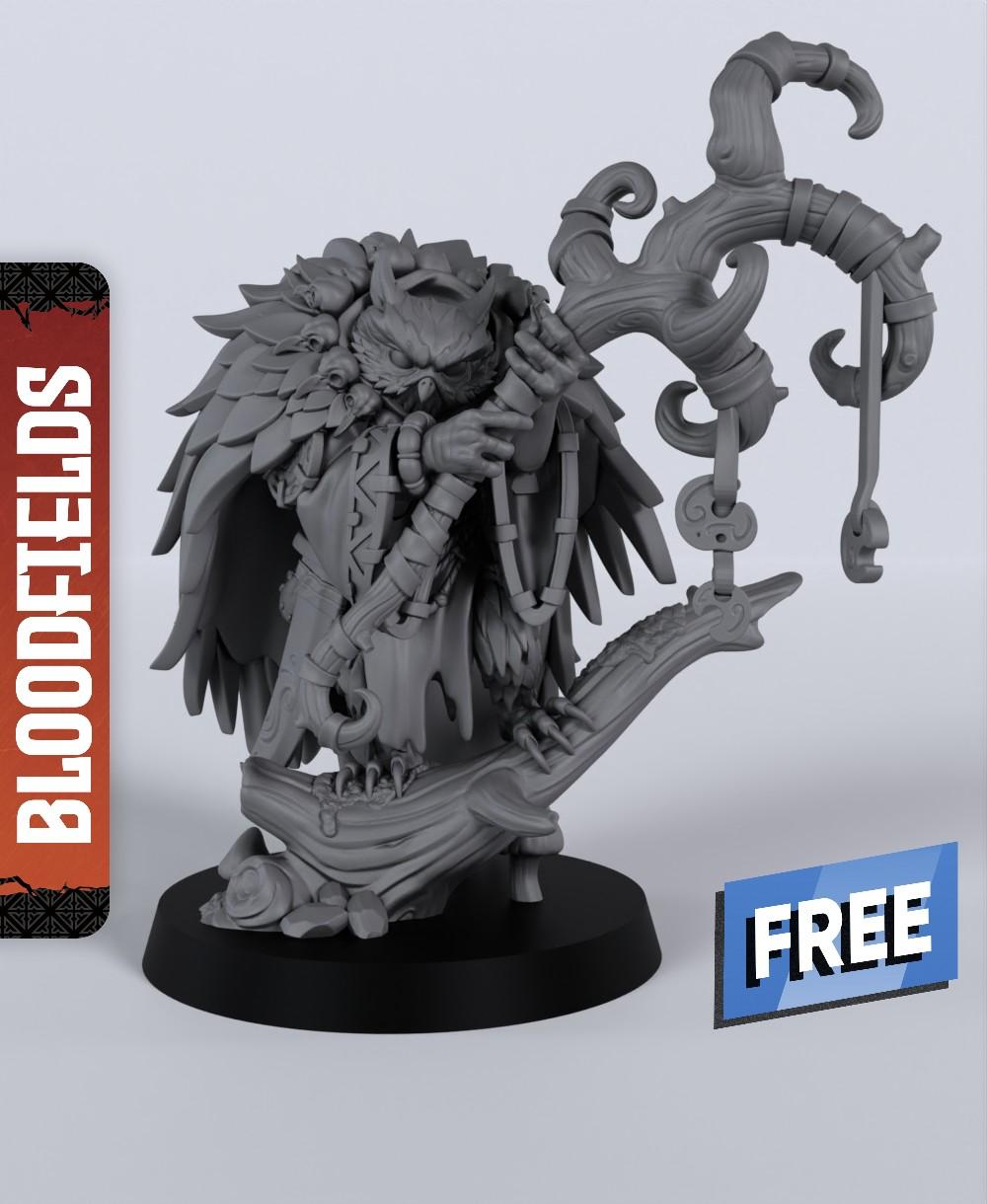 Burwing - With Free Dragon Warhammer - 5e DnD Inspired for RPG and Wargamers 3d model