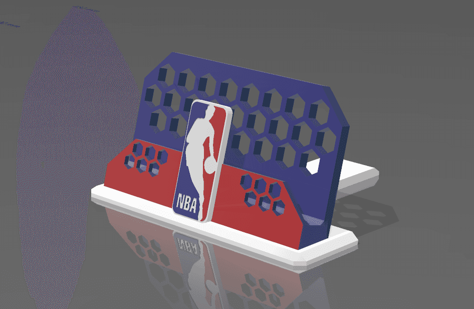 NBA graded slab holder 3d model