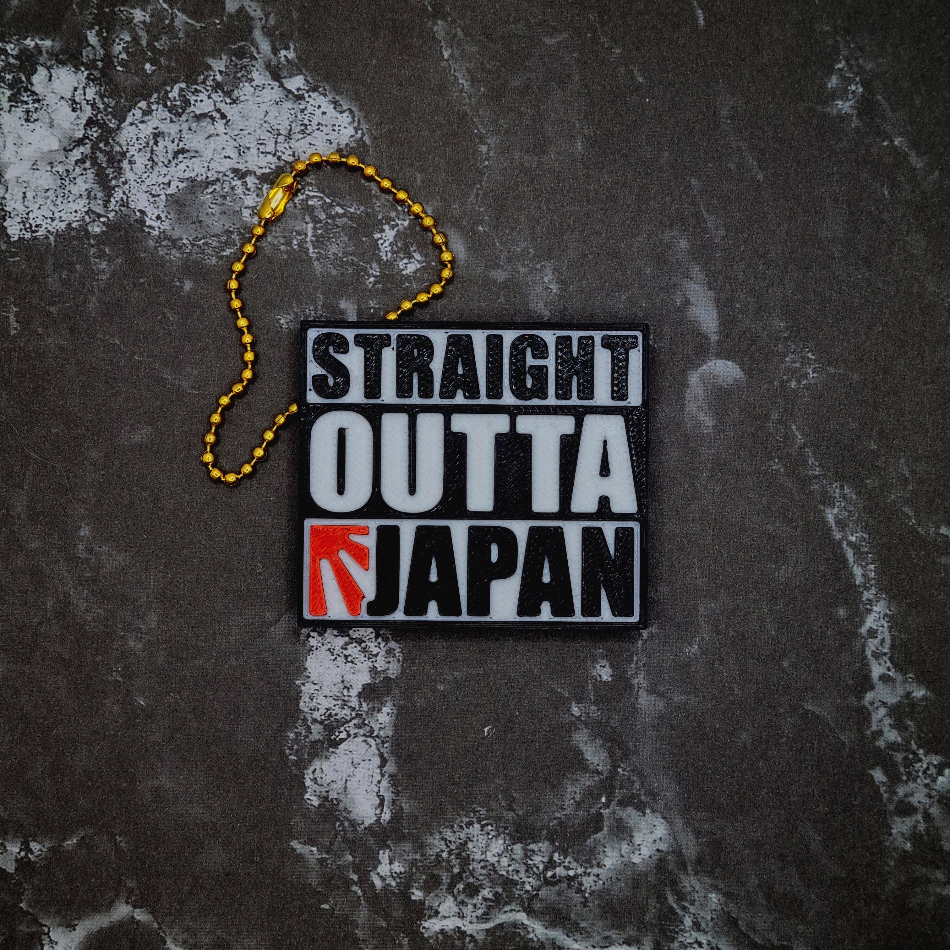 Straight Outta Japan Keychain 3d model