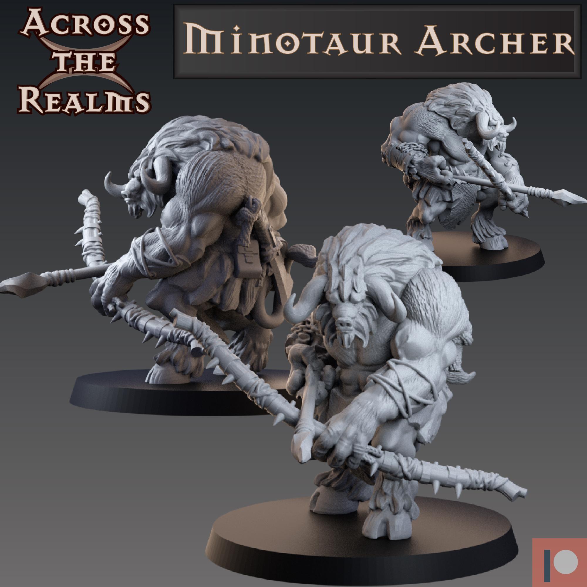 Minotaur Archer 3d model