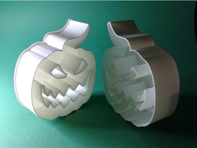 Halloween Pumpkin nestable box (v1) 3d model