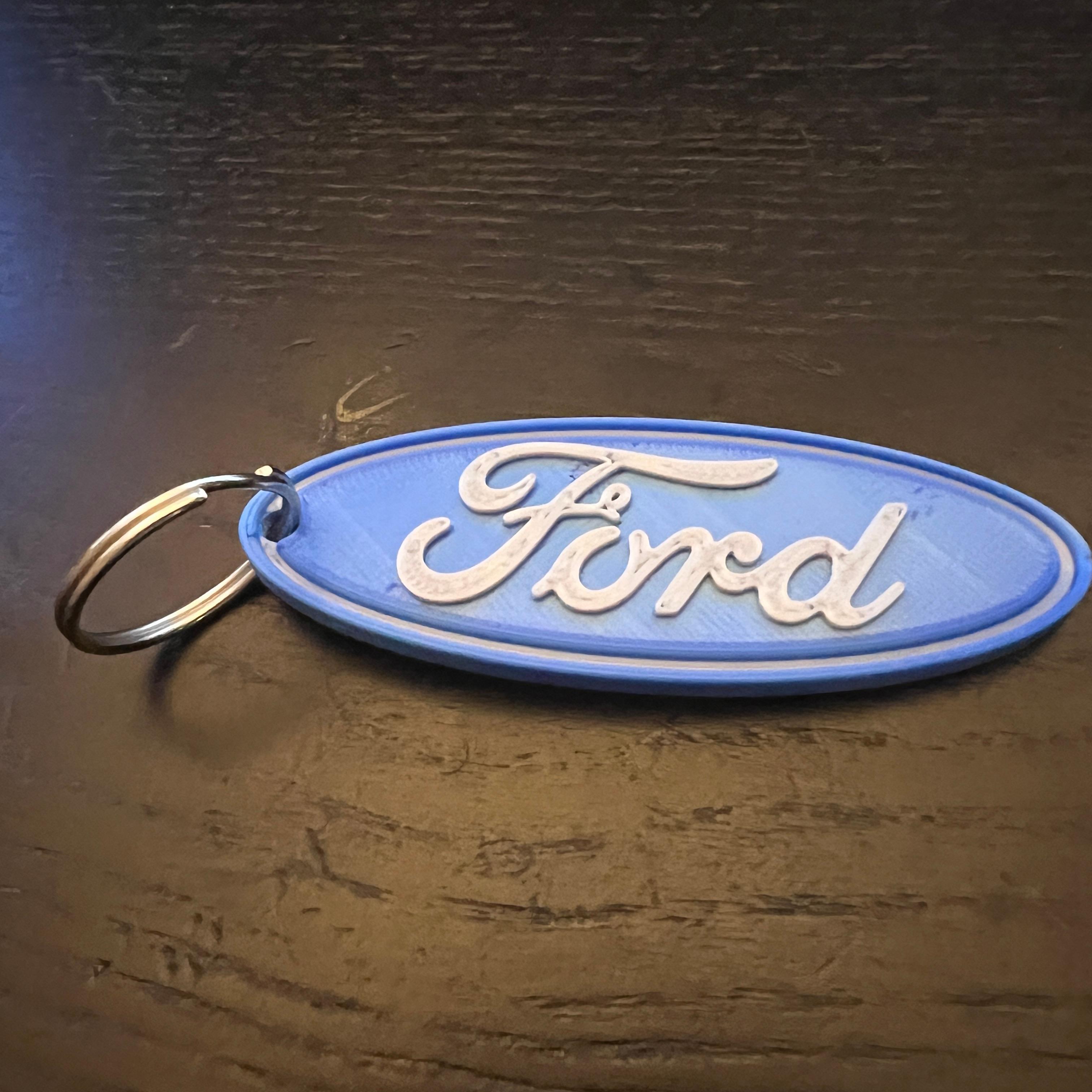 Ford Emblem Keytag 3d model