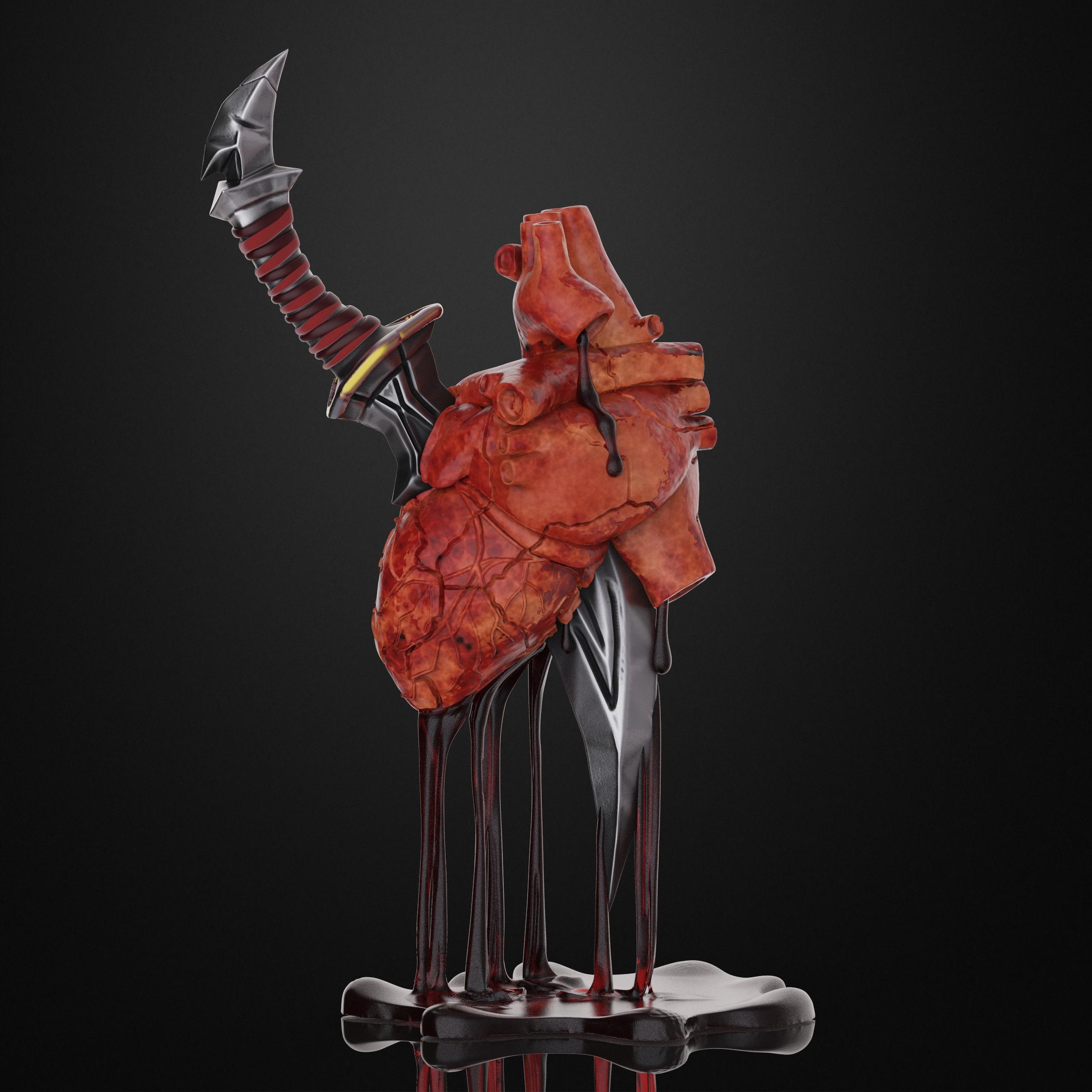 Tortured Heart (Pre 3d model