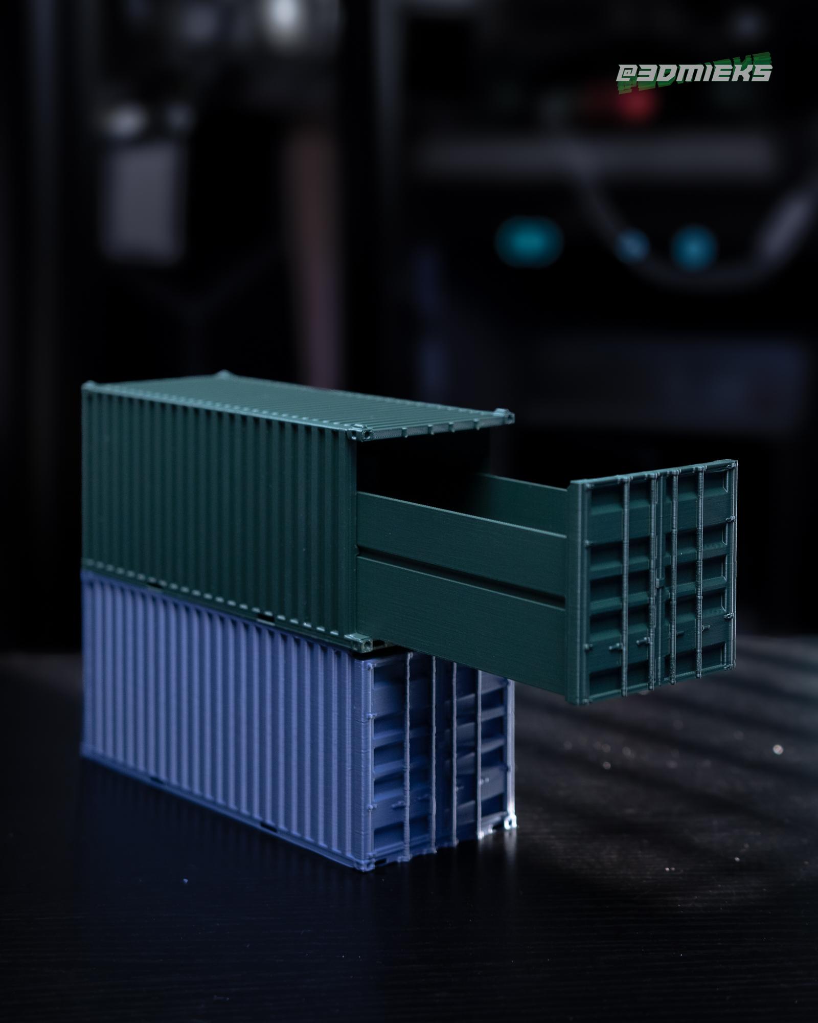 Stackable Shipping Container Drawer Organizer 3d model