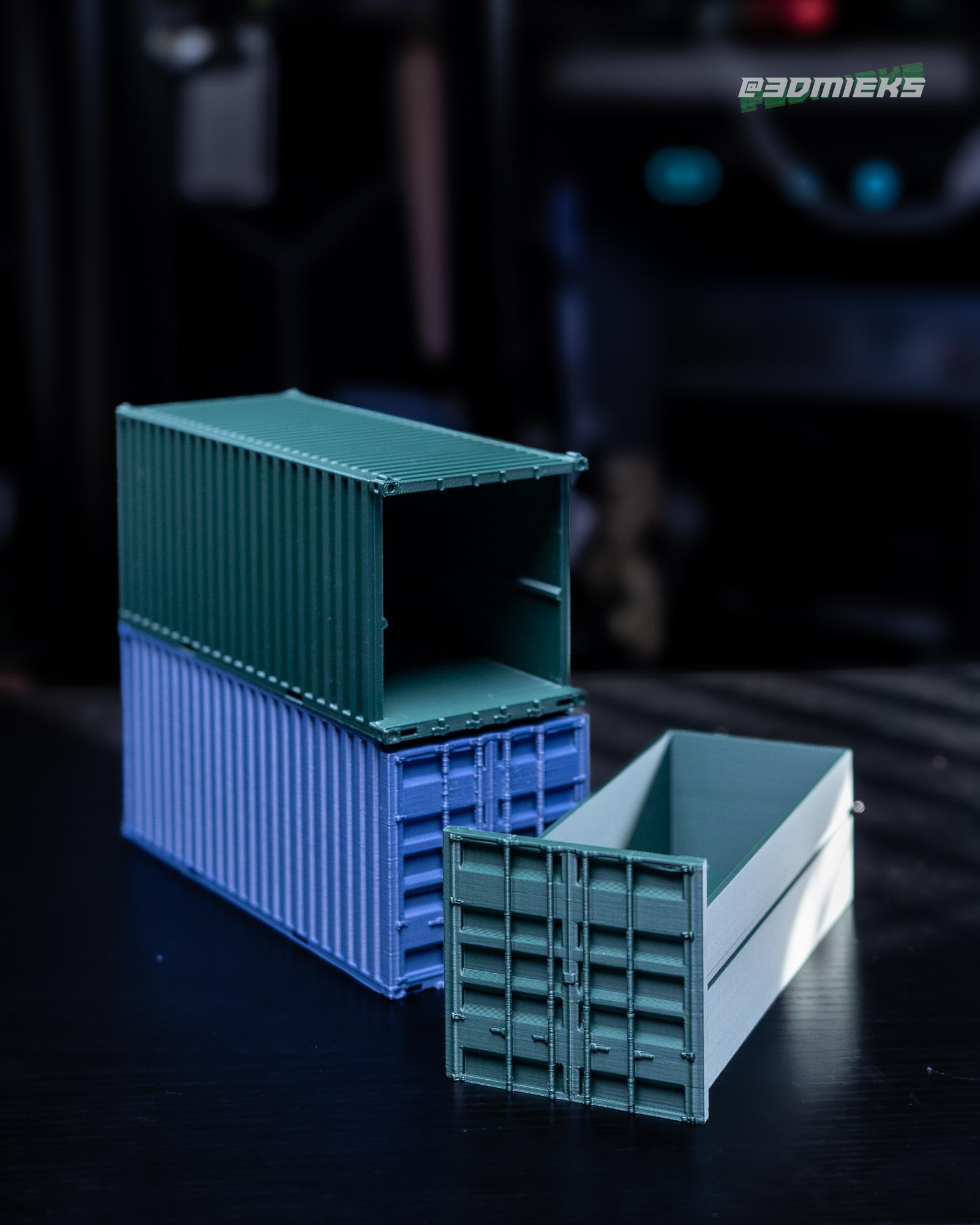 Stackable Shipping Container Drawer Organizer 3d model