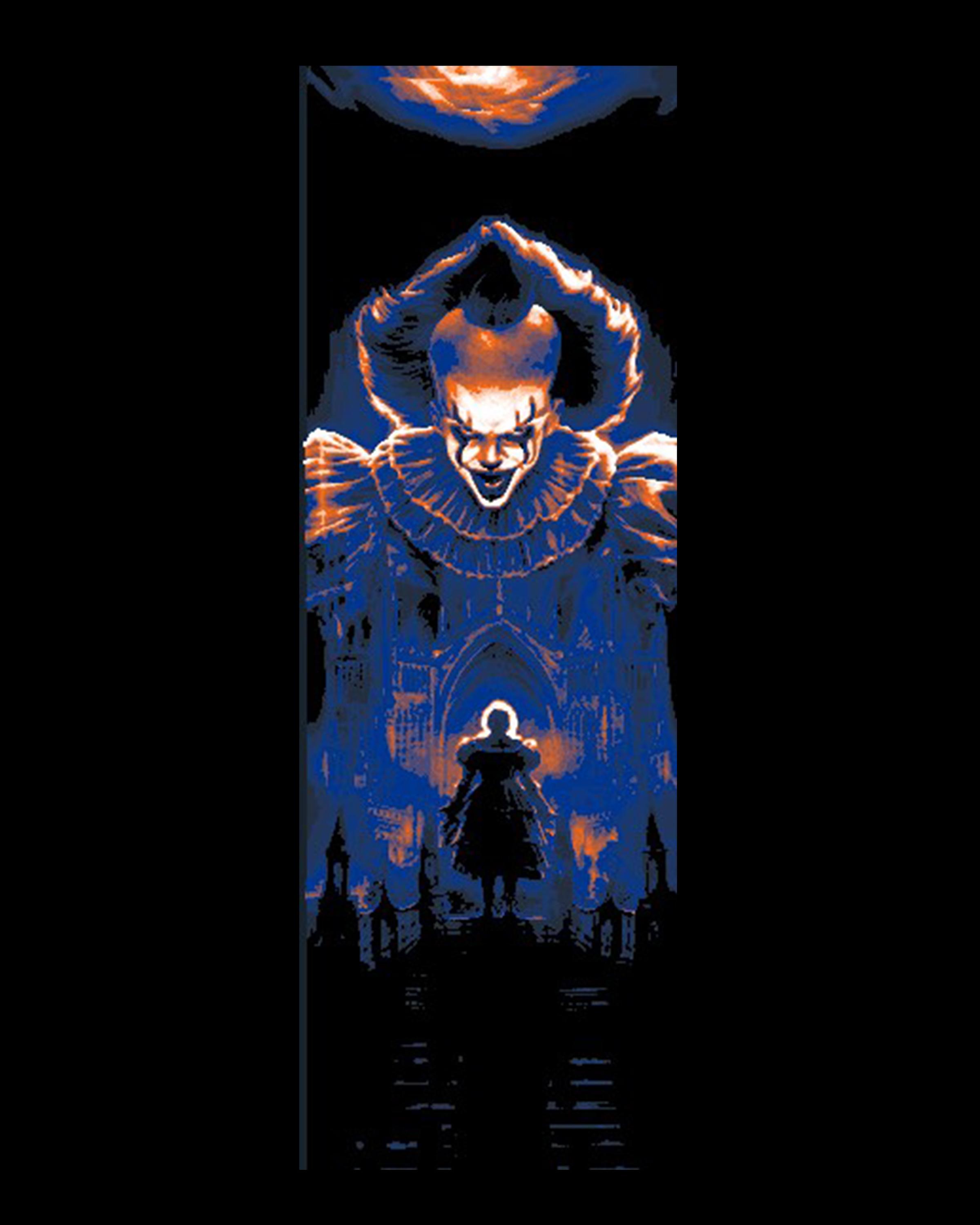 Horror Classic Scary Clown watching over his Victims - Set of Bookmarks 3d model