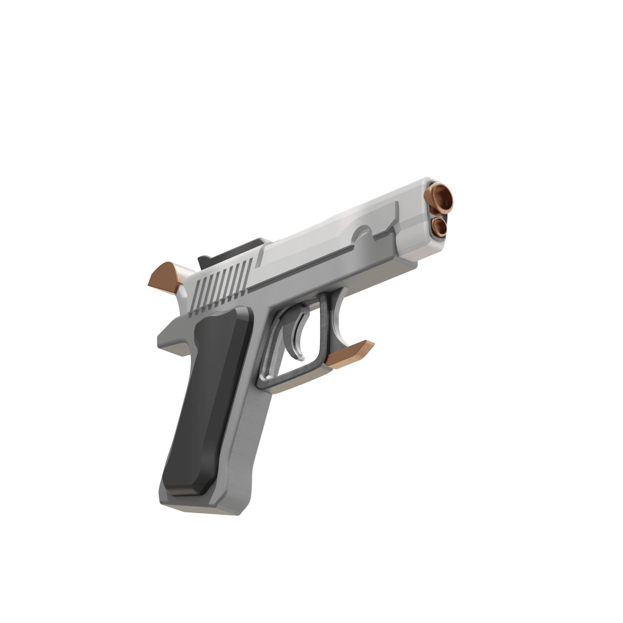 Pal World Handgun Prop 3d model