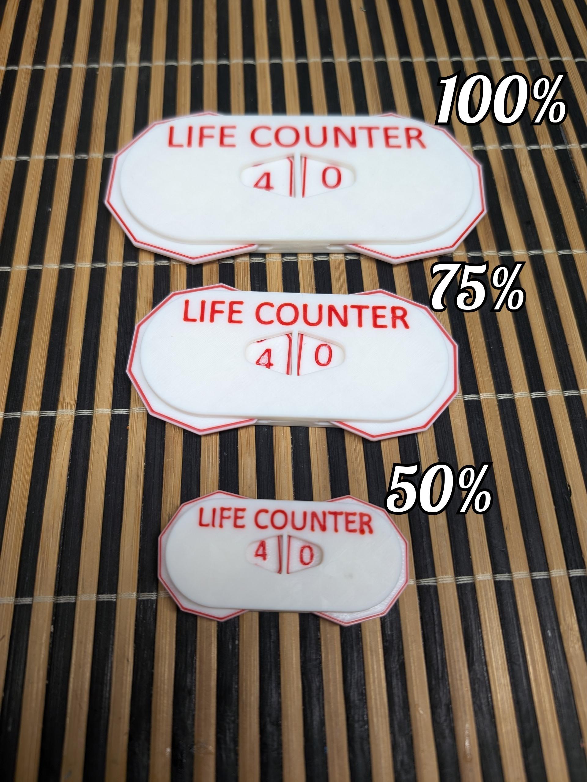 Life Counter 3d model