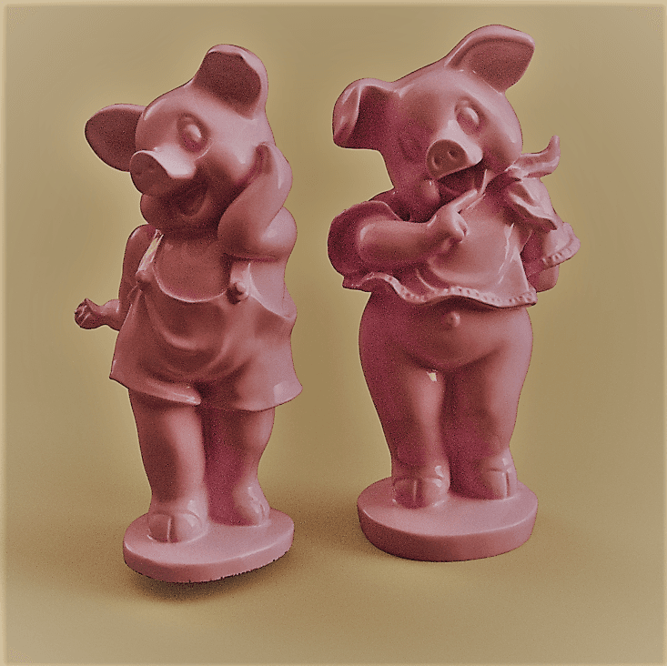 Pig Boy and Girl 3d model