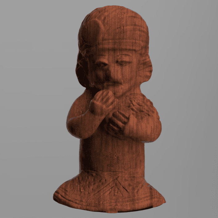 TOTEM WOOD 3d model