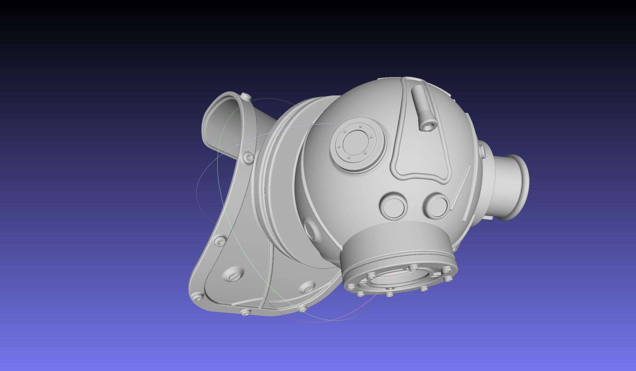 Bioshock Big Sister Helmet 3d model