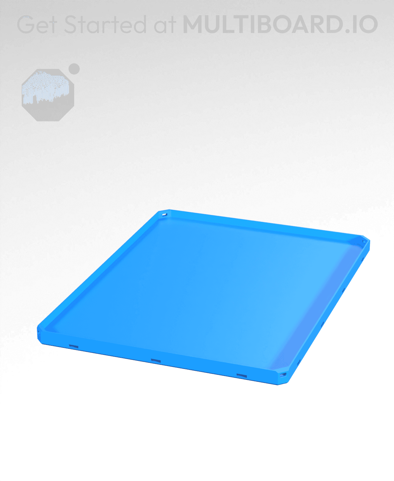 3x4 - Horizontal Bin Tray 3d model