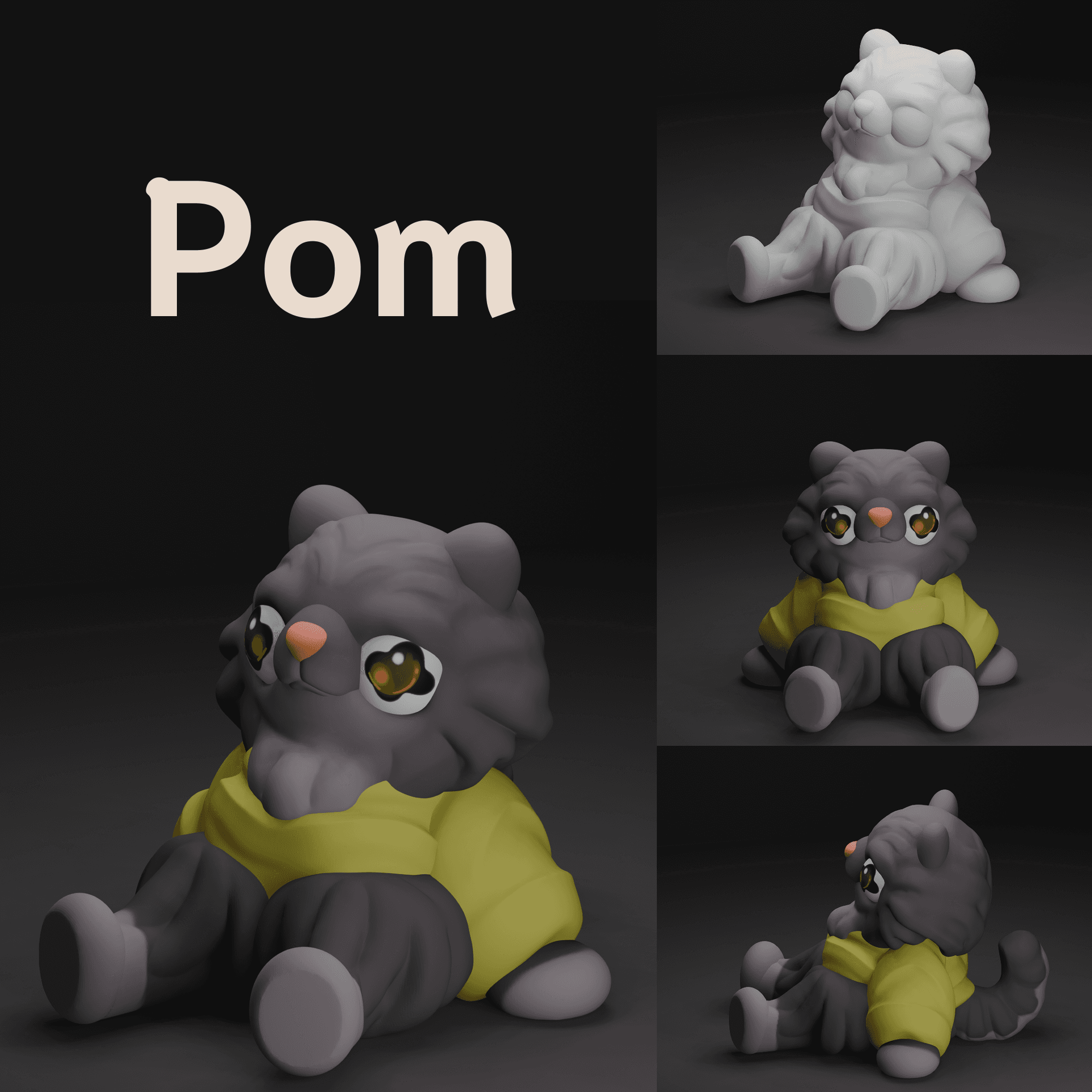 Pom 3d model