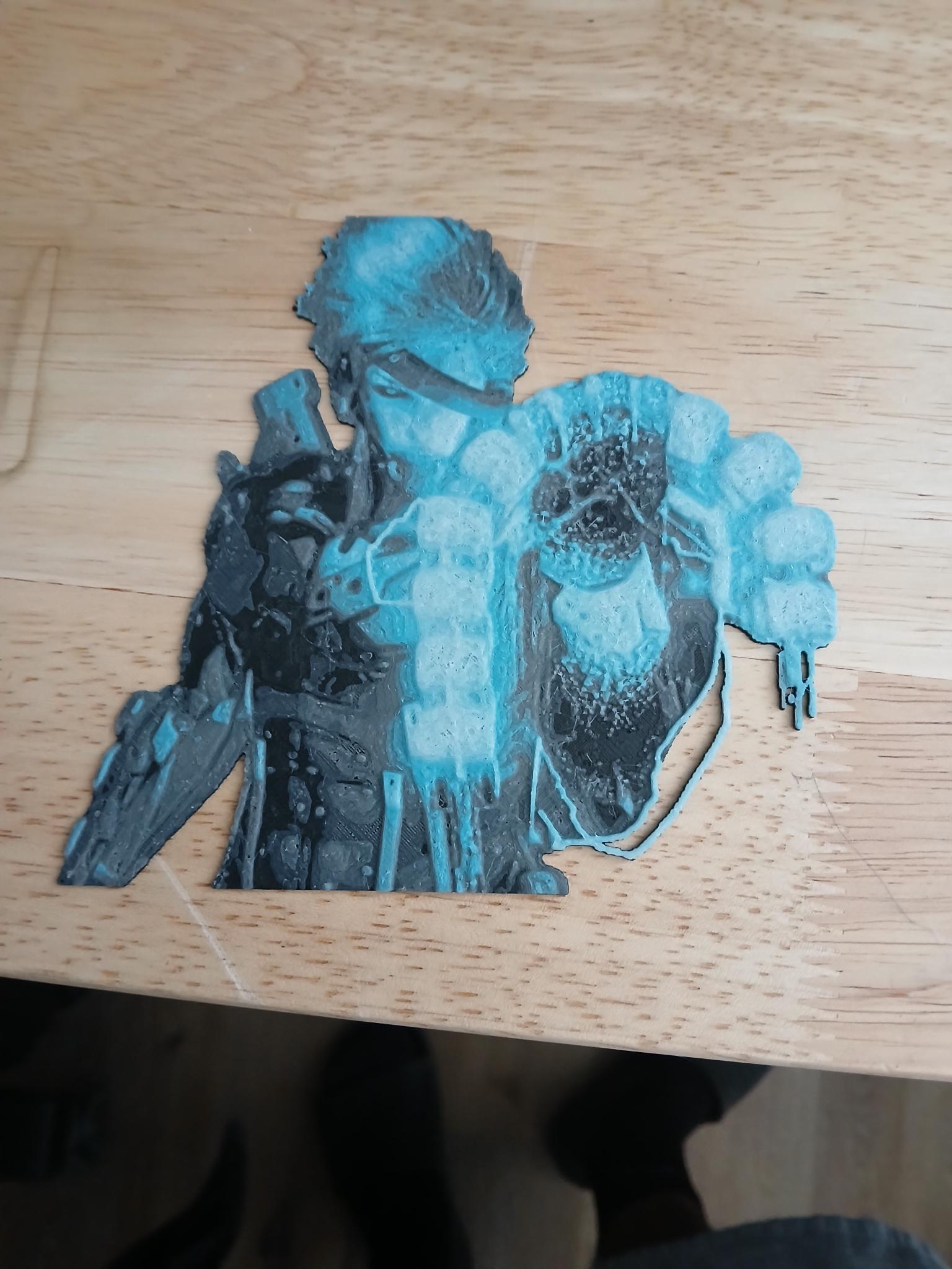 Metal Gear Revengence - HueForge/Wall Art/Lithophane  3d model