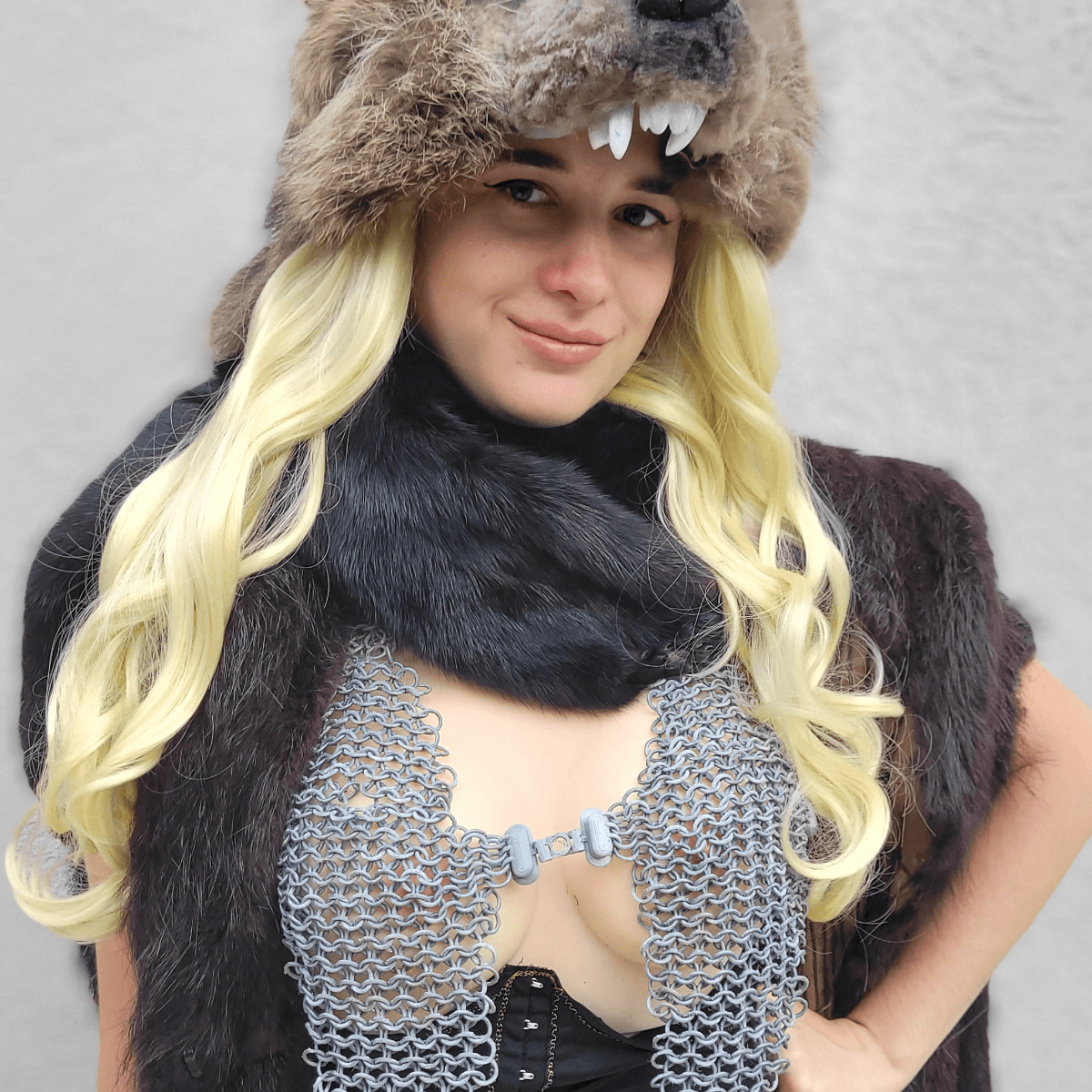 Elegant Chainmail Lingerie 3D Printing Model: A Unique Blend of Medieval and Modern 3d model