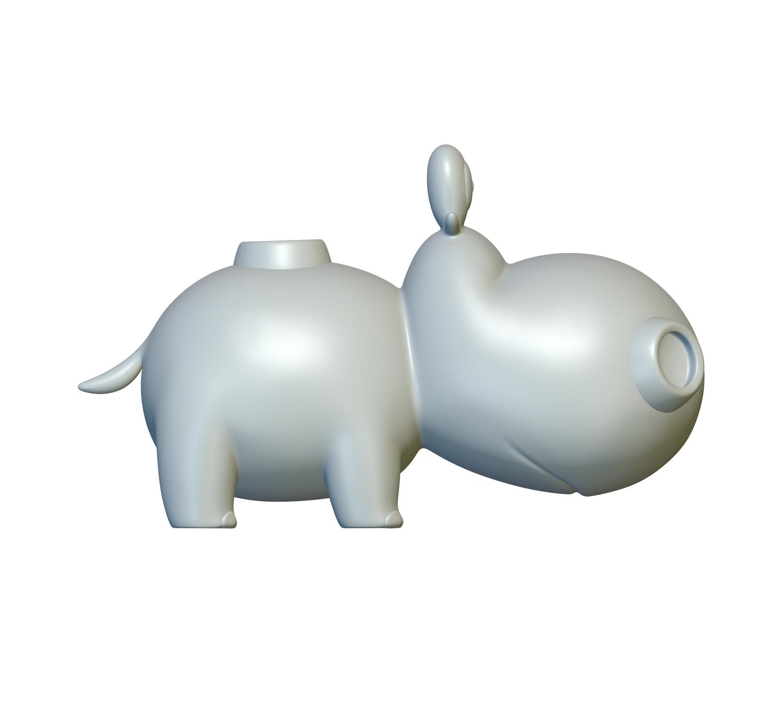 Pokemon Hippopotas #449 - Optimized for 3D Printing  3d model