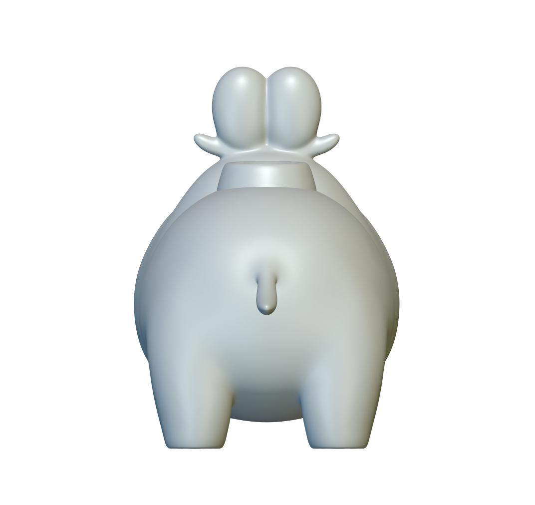 Pokemon Hippopotas #449 - Optimized for 3D Printing  3d model