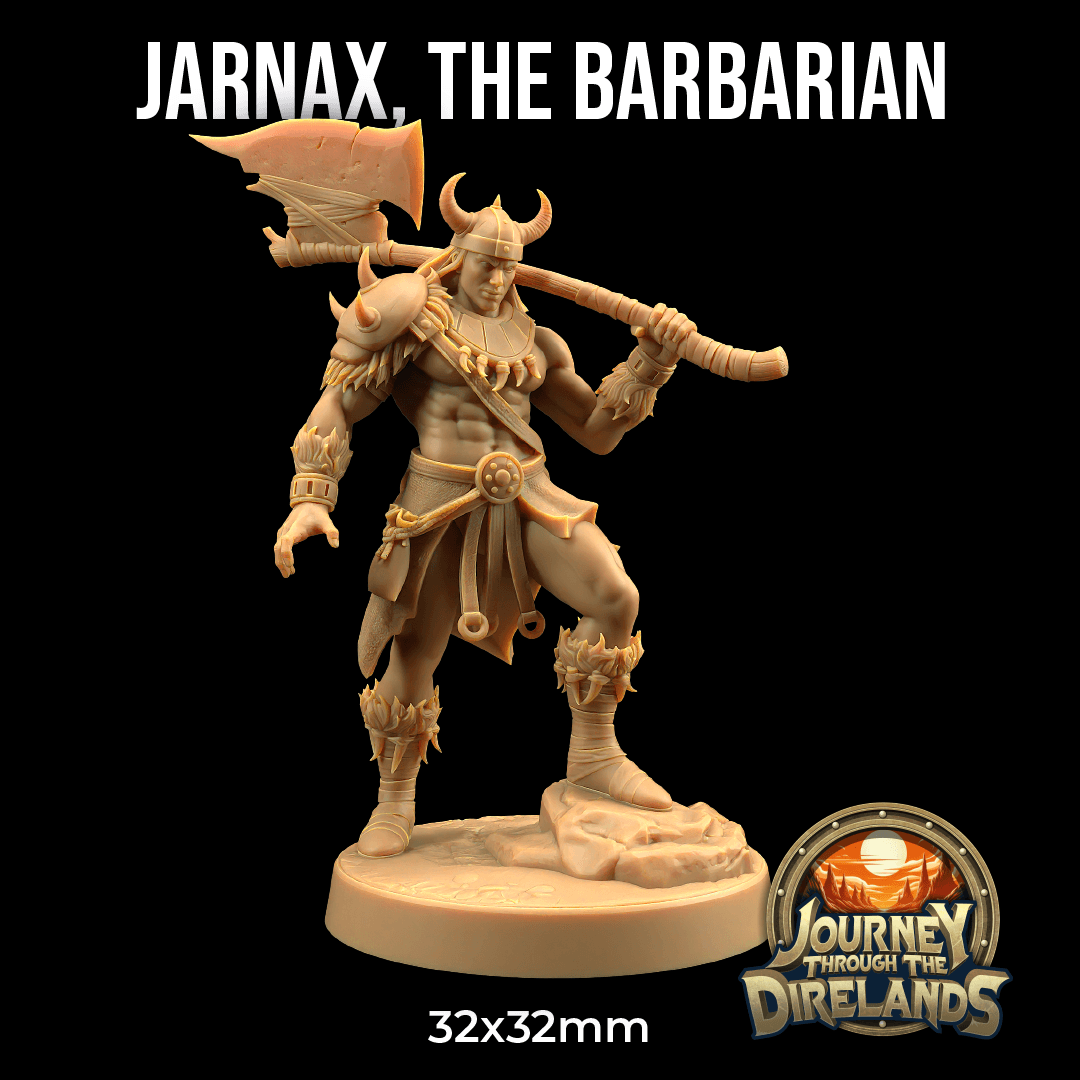 Jarnax, The Barbarian 3d model