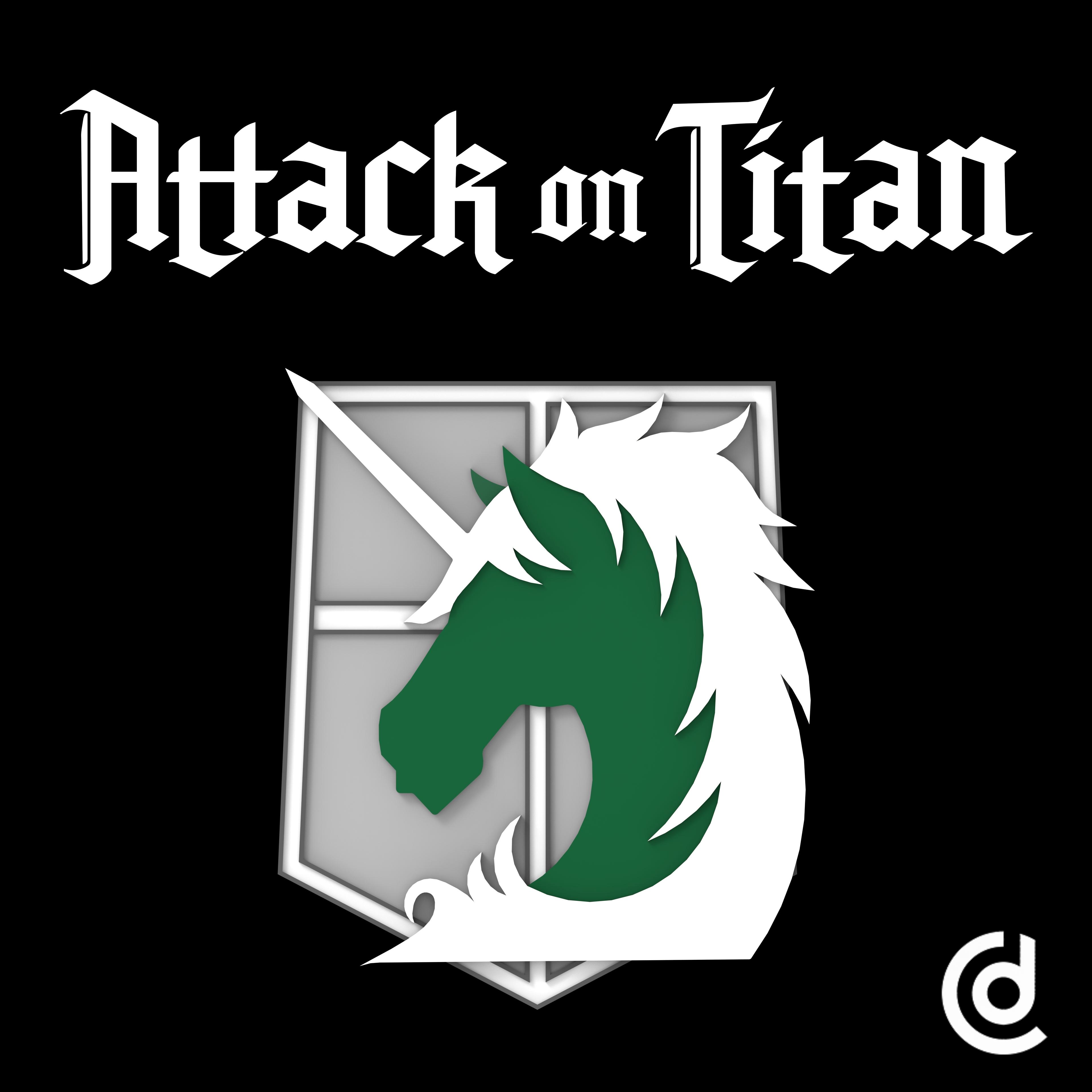 attack on titan military logos