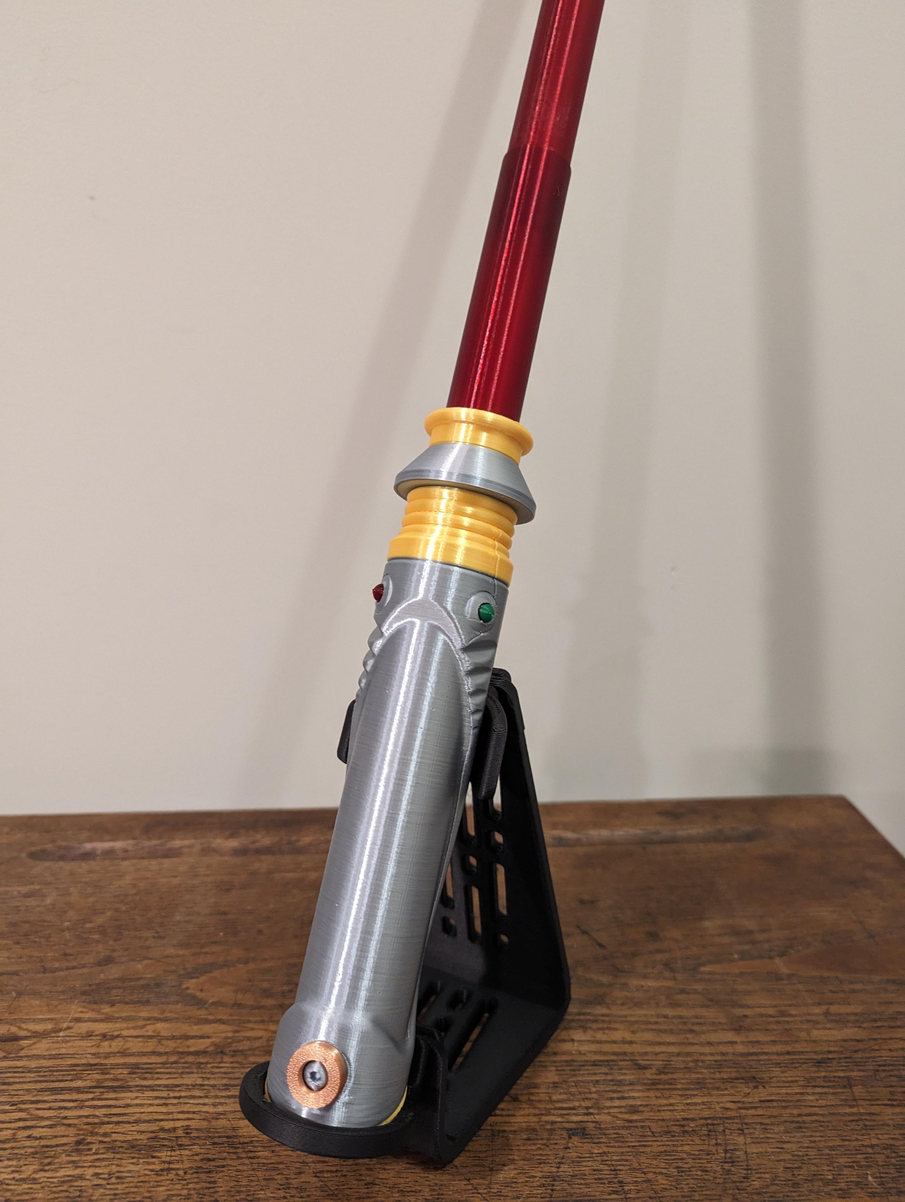 Open Lightsaber Stand - Printed the stand in Polymaker PolyLite PLACF - 3d model
