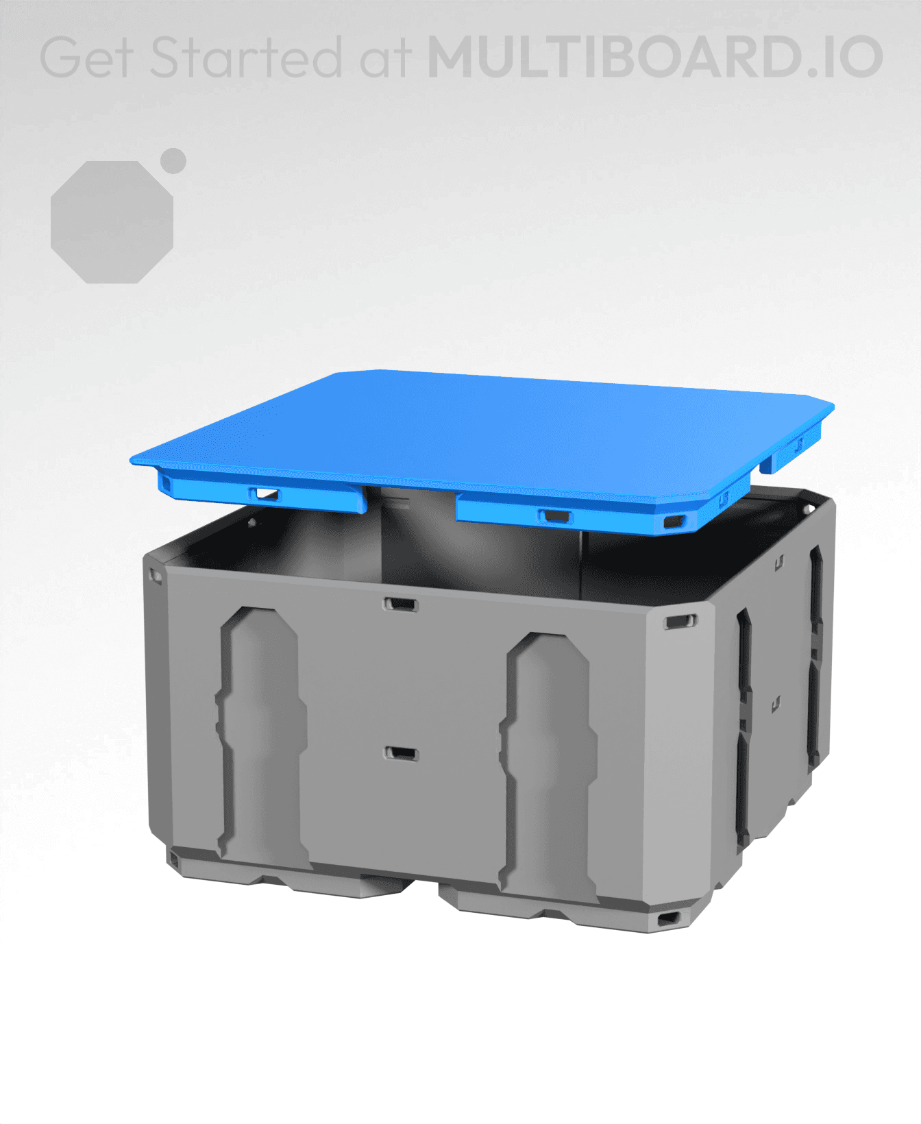 2x2 - Universal Drop-In Lid 3d model