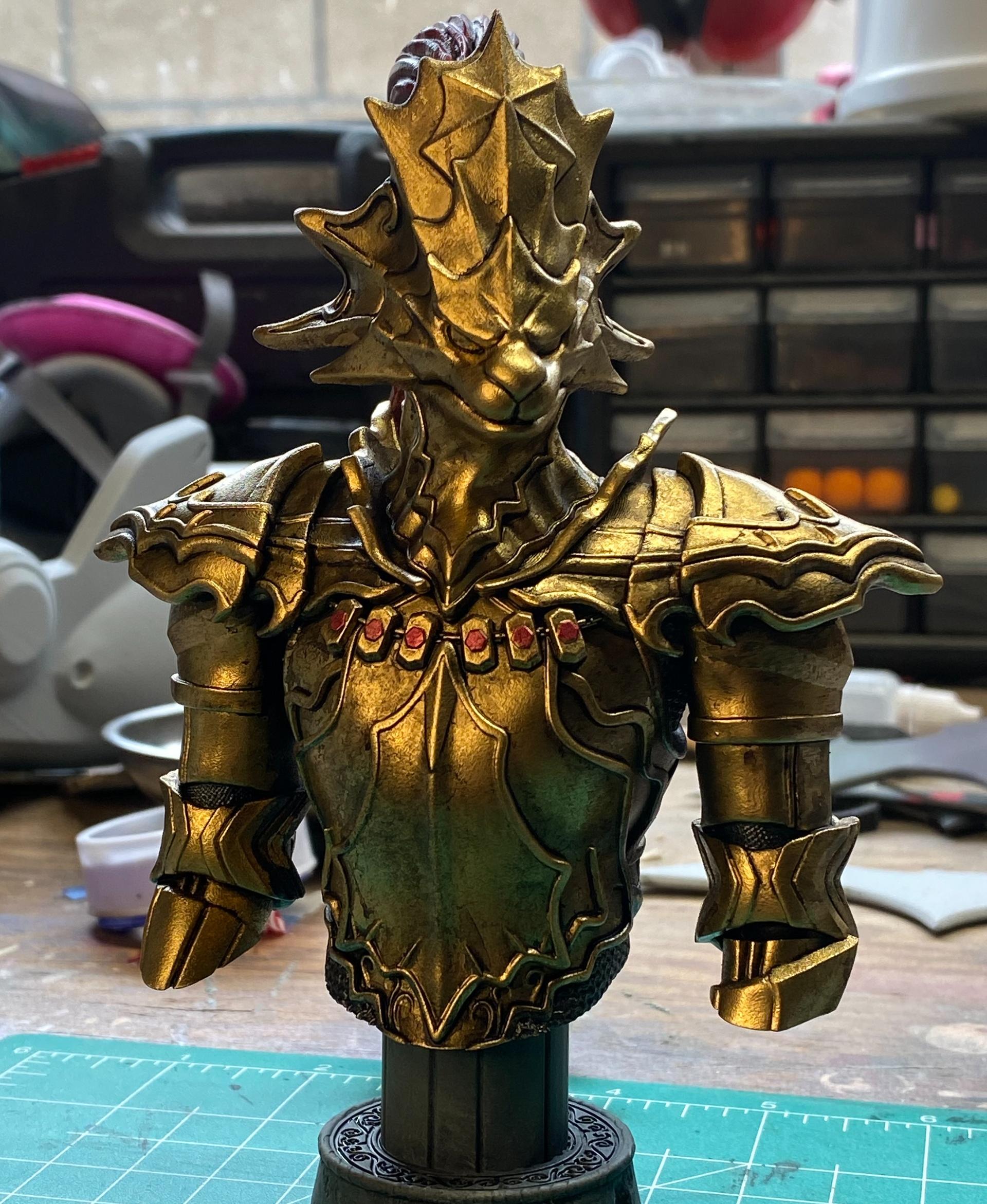 Dragon Slayer Ornstein Bust (Pre-Supported) 3d model