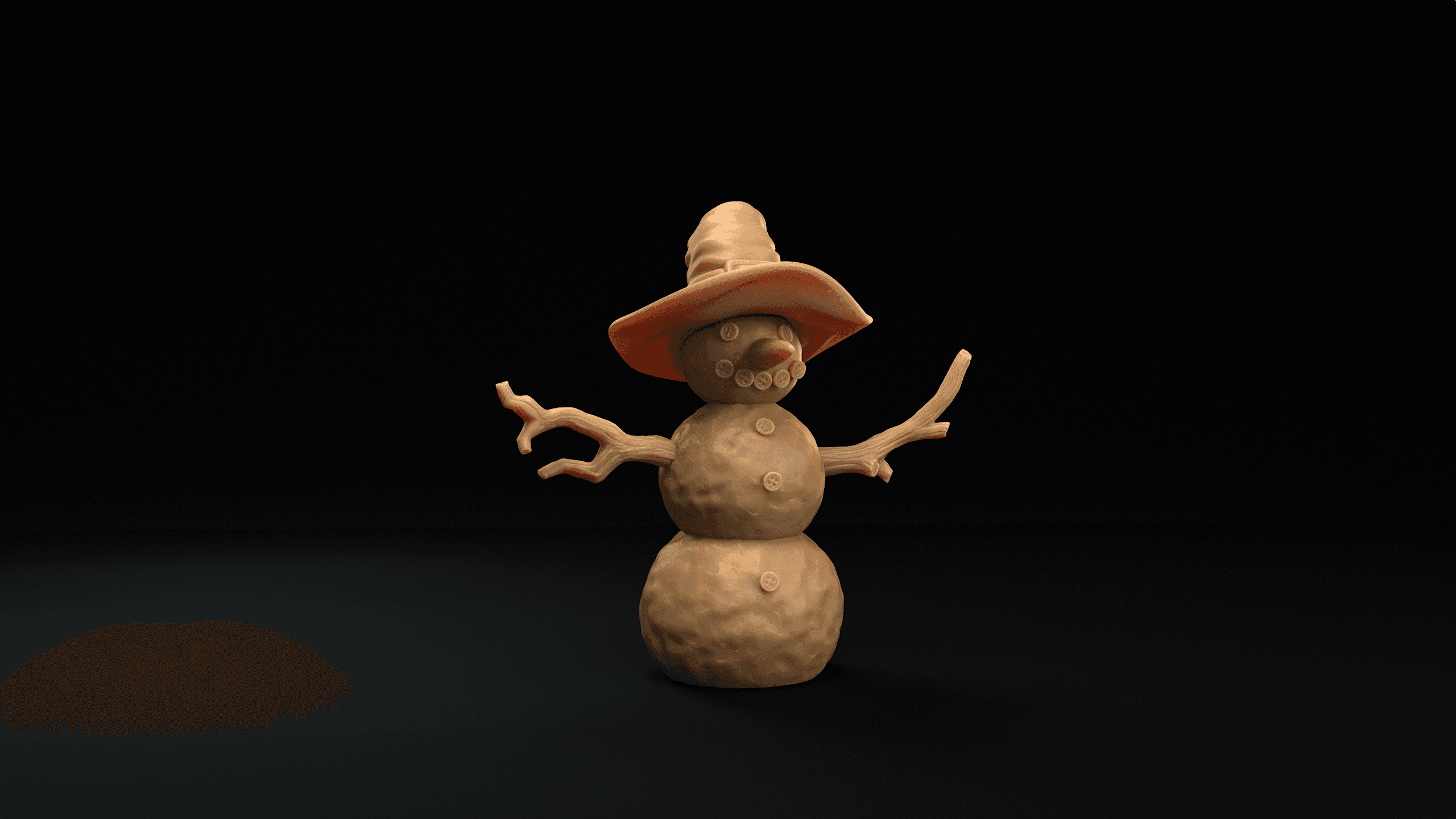 Big Snowman  3d model