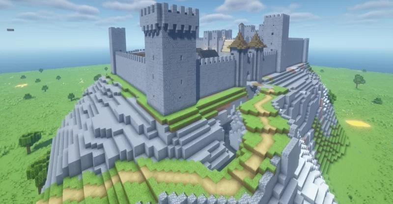 Minecraft Keep on the Borderlands 3d model