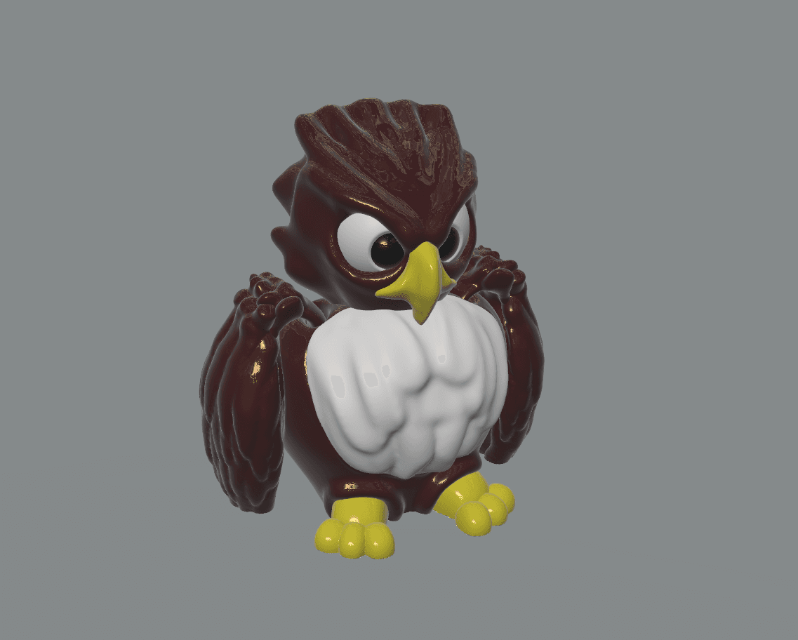 Flexi Eagle 3d model