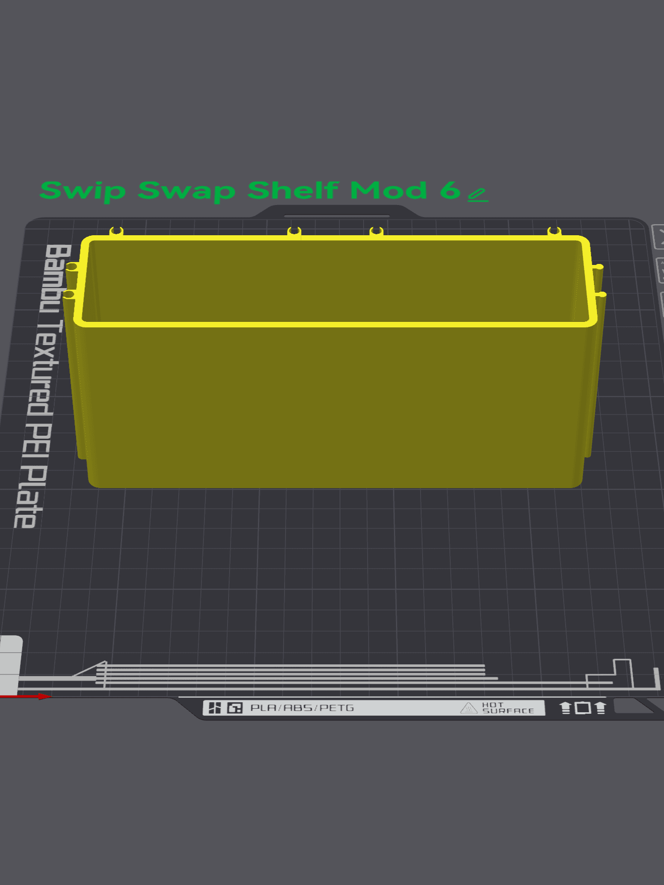 Swip Swap Shelf Mod 6 3d model