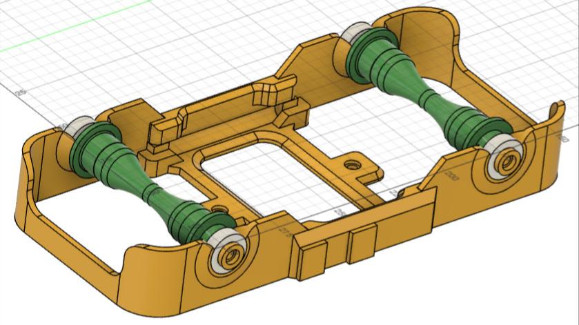 Modular Spool Holder (1kg Space Saver) 3d model