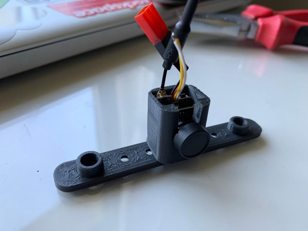 Micro FPV camera mount for Tamiya TT01 and compatible bodyes 3d model