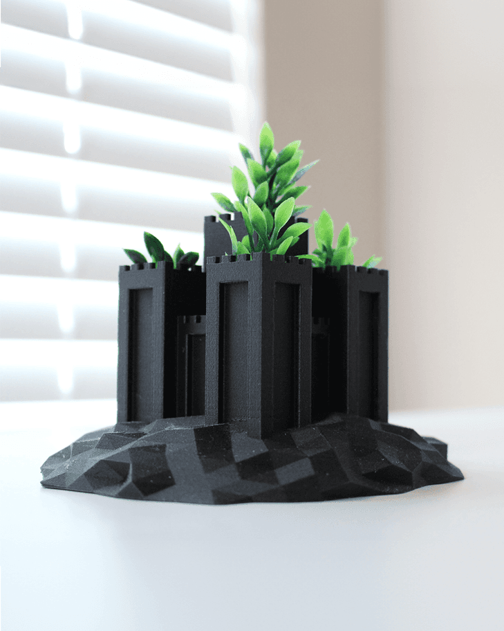 Castle Planter 3d model
