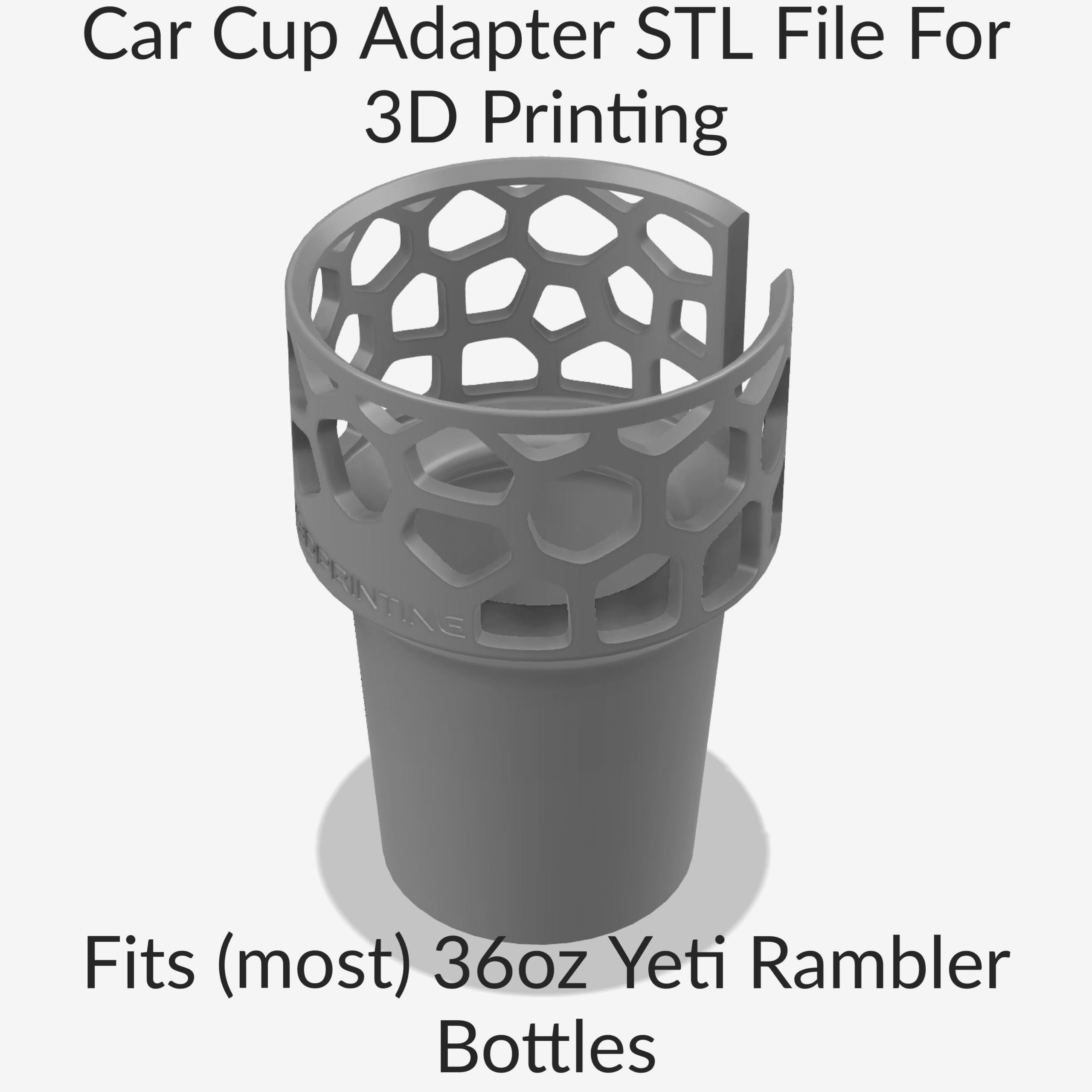 36oz Yeti Rambler Car Cup Adapter (101mm Diameter) - Commercial Use 3d model