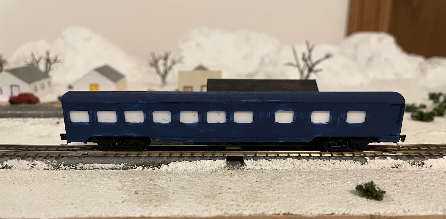 Z scale 14-4 sleeping car 3d model