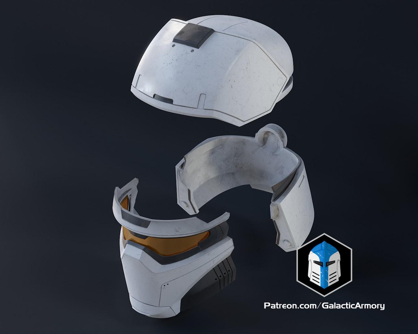 Snowtrooper Spartan Helmet - 3D Print Files 3d model