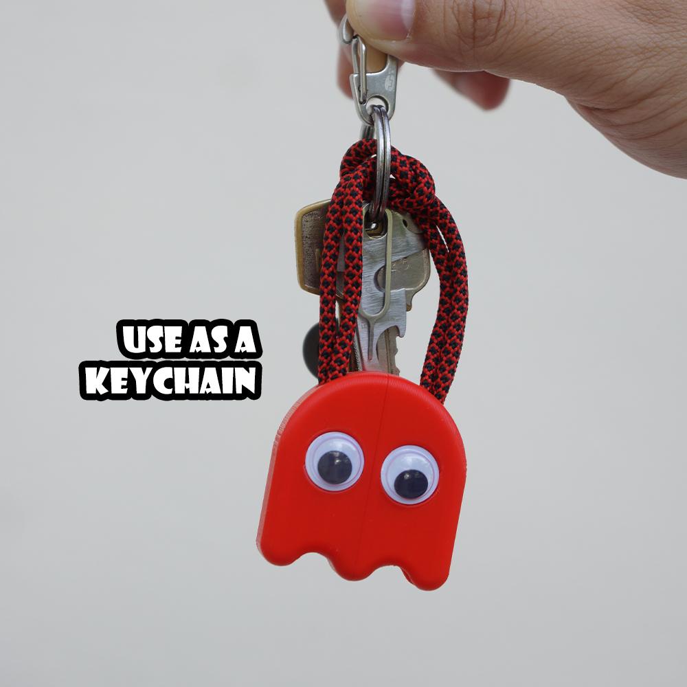 Zipper Pull - Ghost (Pac Man) 3d model