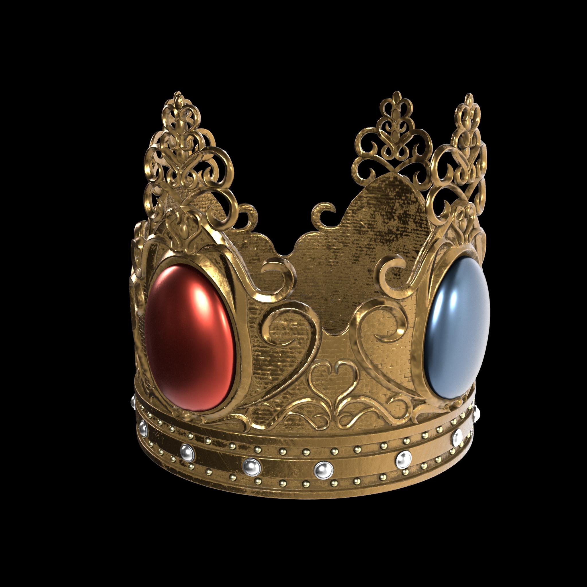 Princess Peach Crown 3d model