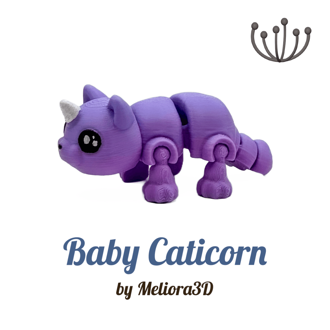 M3D - Flexi Baby Caticorn 3d model