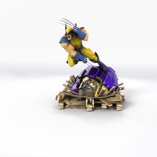 Wolverine Attack 3d model