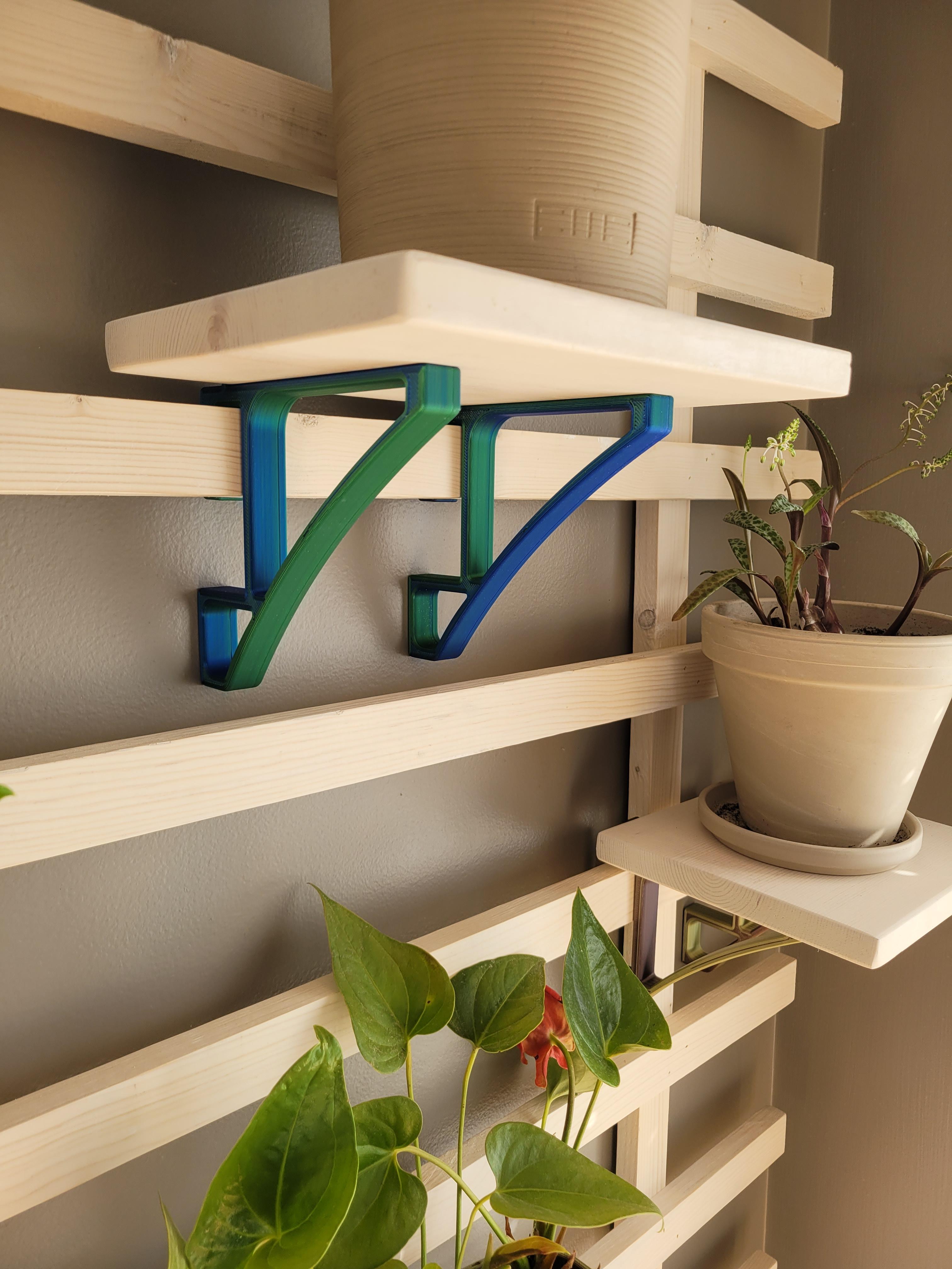 Hanging shelf wall bracket 3d model