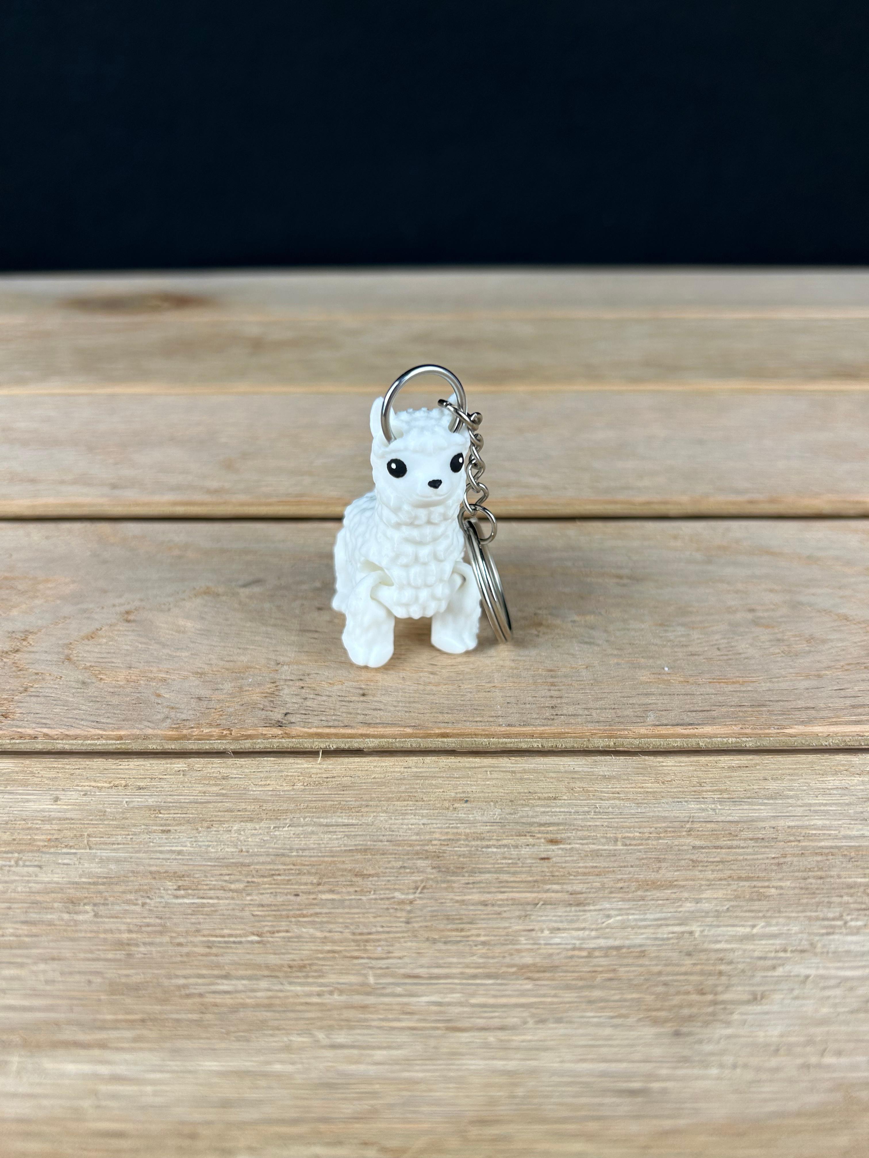 Alpaca Keychain 3d model