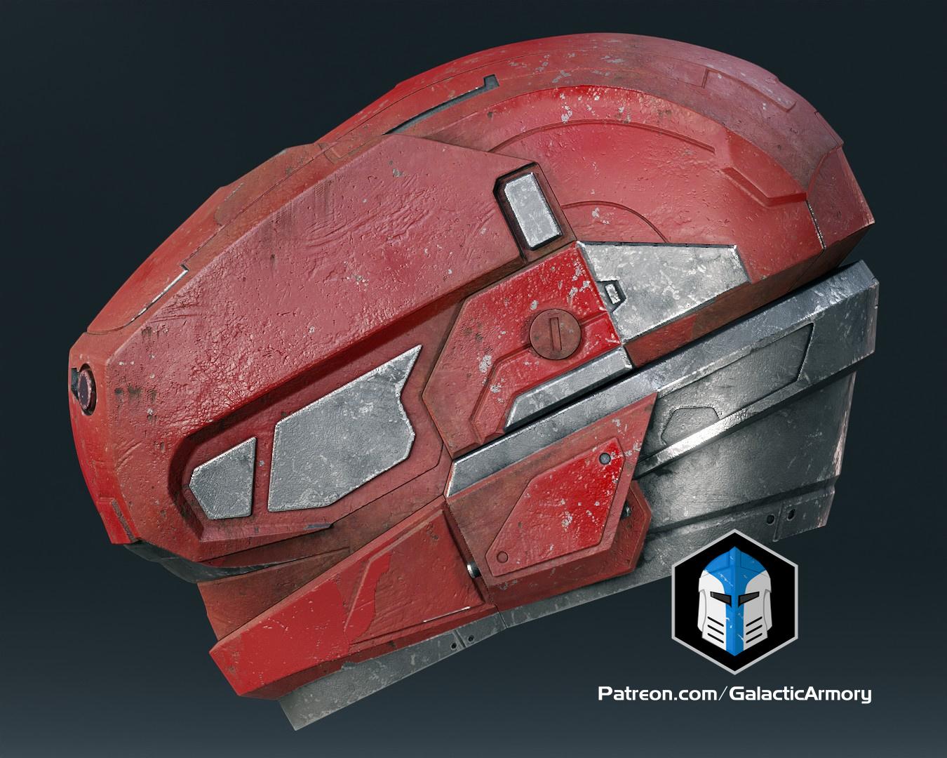 Halo Reach Gungnir Helmet - 3D Print Files 3d model