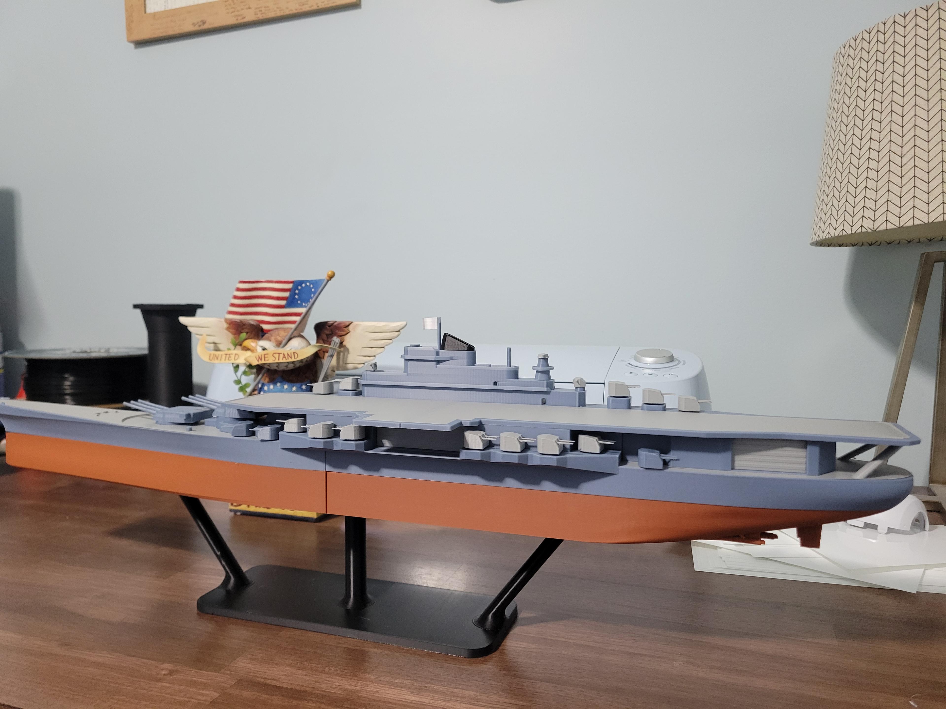 Hybrid Battleship 3d model