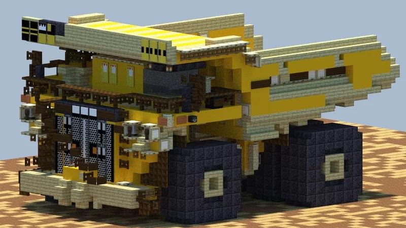 Minecraft Haul Truck 3d model